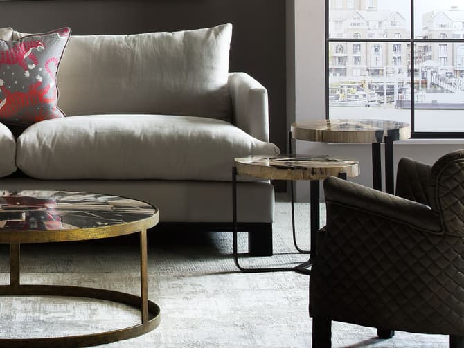 Andrew Martin Set Of Two Nesting Side Tables