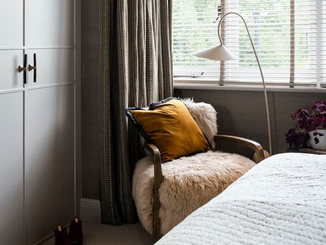 Andrew Martin Sheepskin Armchair By Timothy Oulton