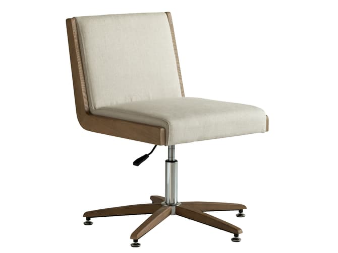 andrew martin Sleek upholstered swivel desk chair
