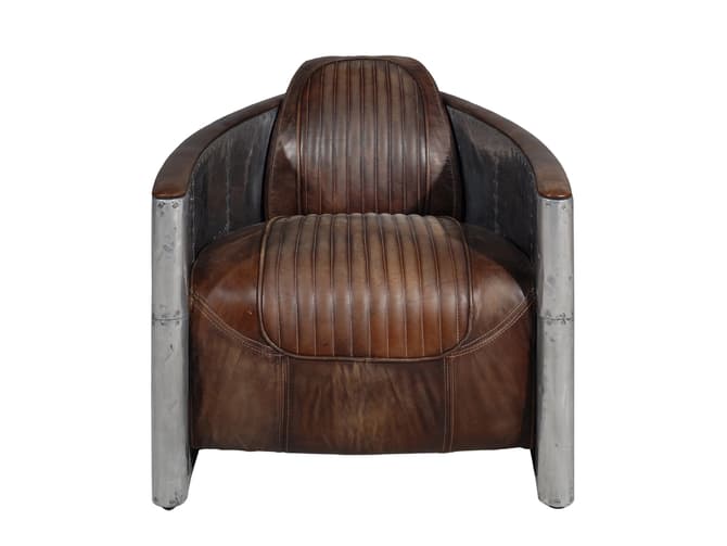 Andrew Martin Soft Leather Chair By Timothy Oulton