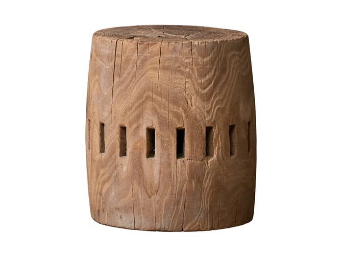 Andrew Martin Timber Spoke Side Table