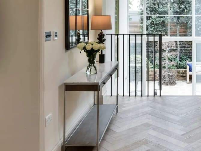 Andrew Martin Two-tone Wood Console Table