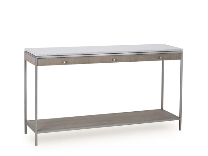 andrew martin Two-tone wood console table