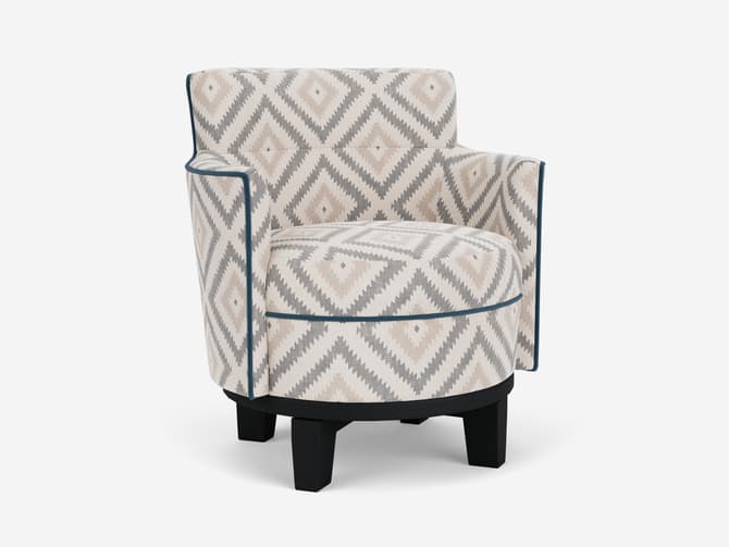 andrew martin Upholstered swivel armchair