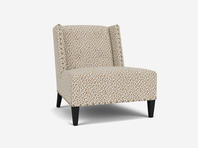 andrew martin Wide winged-back chair