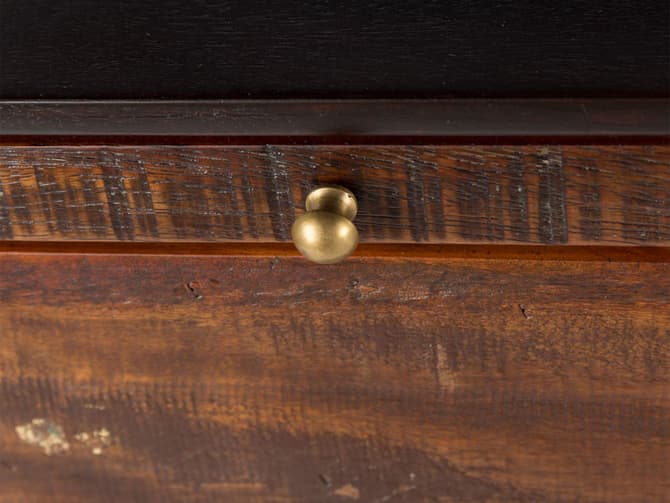 Andrew Martin Contemporary Desk In Reclaimed Peroba Wood