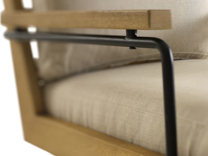 Andrew Martin Contemporary Swivel Desk Chair With Arms