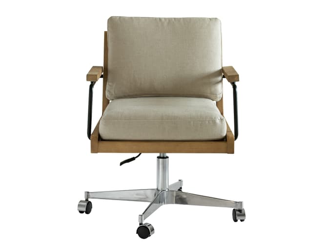 Andrew Martin Contemporary Swivel Desk Chair With Arms