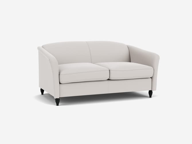 andrew martin Curved sofa bed made in the UK in any fabric