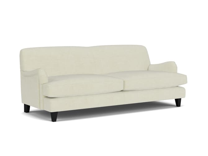 andrew martin Curved sofa in Albemarle Linen express delivery