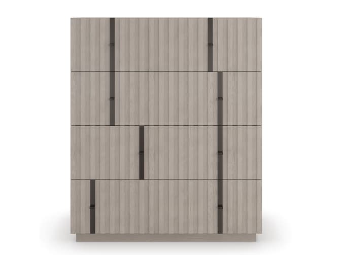 Andrew Martin Four Drawer Architectural Wooden Chest By Kelly Hoppen