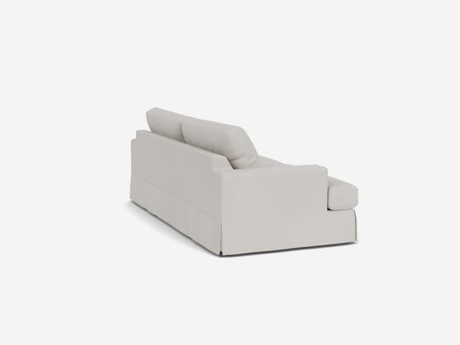 Andrew Martin Large Classic Loose-covered Sofa In Custom Fabric