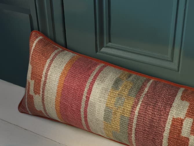 Andrew Martin Large Designer Door Draught Excluder In Earthy Tones