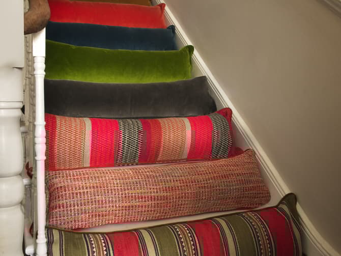 Andrew Martin Large Designer Door Draught Excluder In Earthy Tones