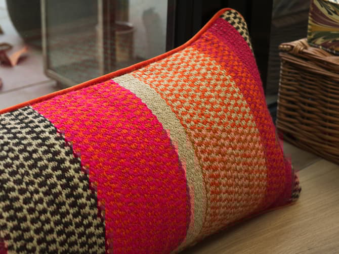 Andrew Martin Large Designer Door Draught Excluder In Llama Orange