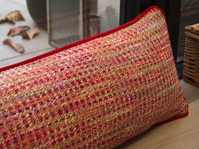 Andrew Martin Large Designer Door Draught Excluder In Sorrento Multi