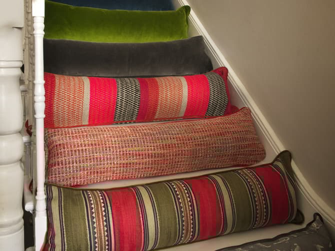 Andrew Martin Large Designer Door Draught Excluder In Sorrento Multi