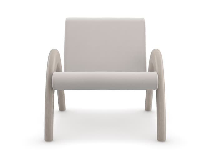 Andrew Martin Modern Occasional Chair In Neutral Ash By Kelly Hoppen
