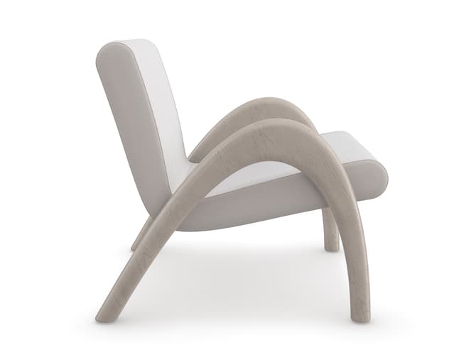 Andrew Martin Modern Occasional Chair In Neutral Ash By Kelly Hoppen