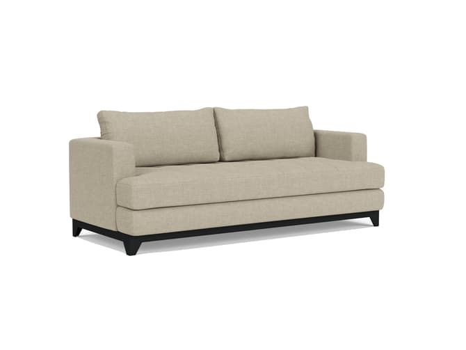 andrew martin Modern sofa in relaxed linen express delivery
