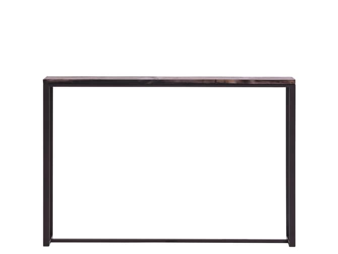 andrew martin Petrified wood minimalist console table