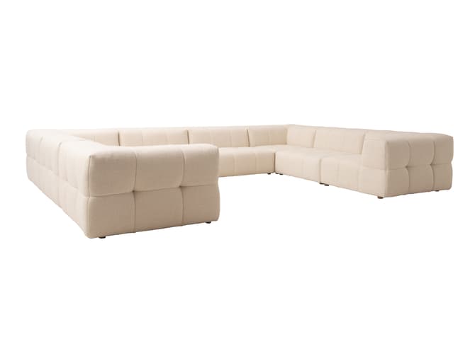 Andrew Martin Sectional Sofa In Cream Express Delivery