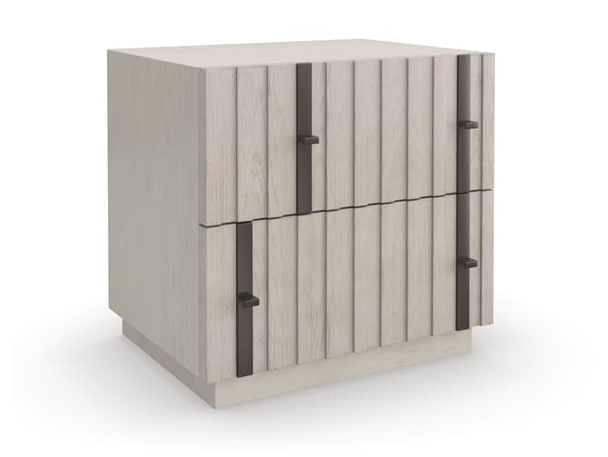 andrew martin Small two drawer architectural bedside table by Kelly Hoppen