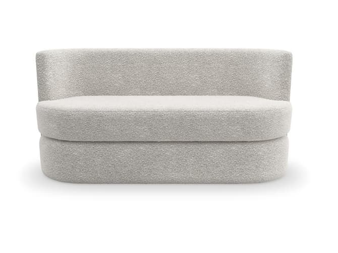 Andrew Martin Tailored Boucle Bedroom Bench Express Delivery