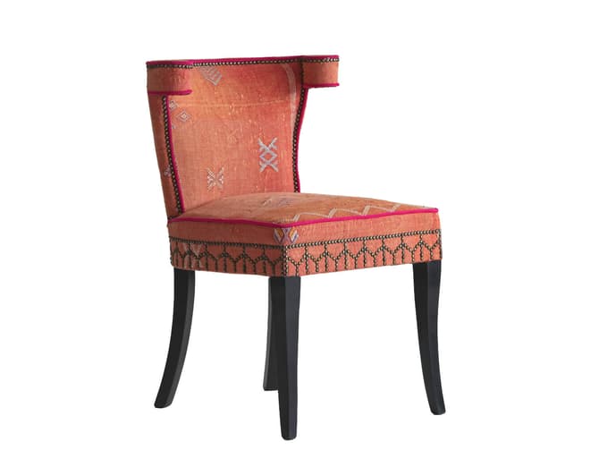 andrew martin Unique and colourful Moroccan dining chair