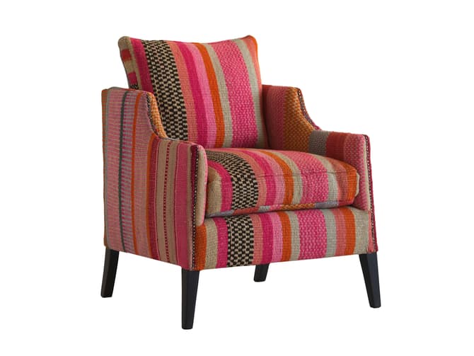 andrew martin Unique armchair in traditional Andean fabric