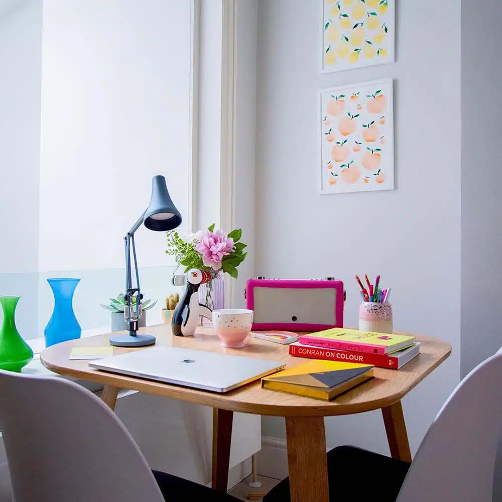Anglepoise 90 Mini Mini Desk Lamp Steel Blue