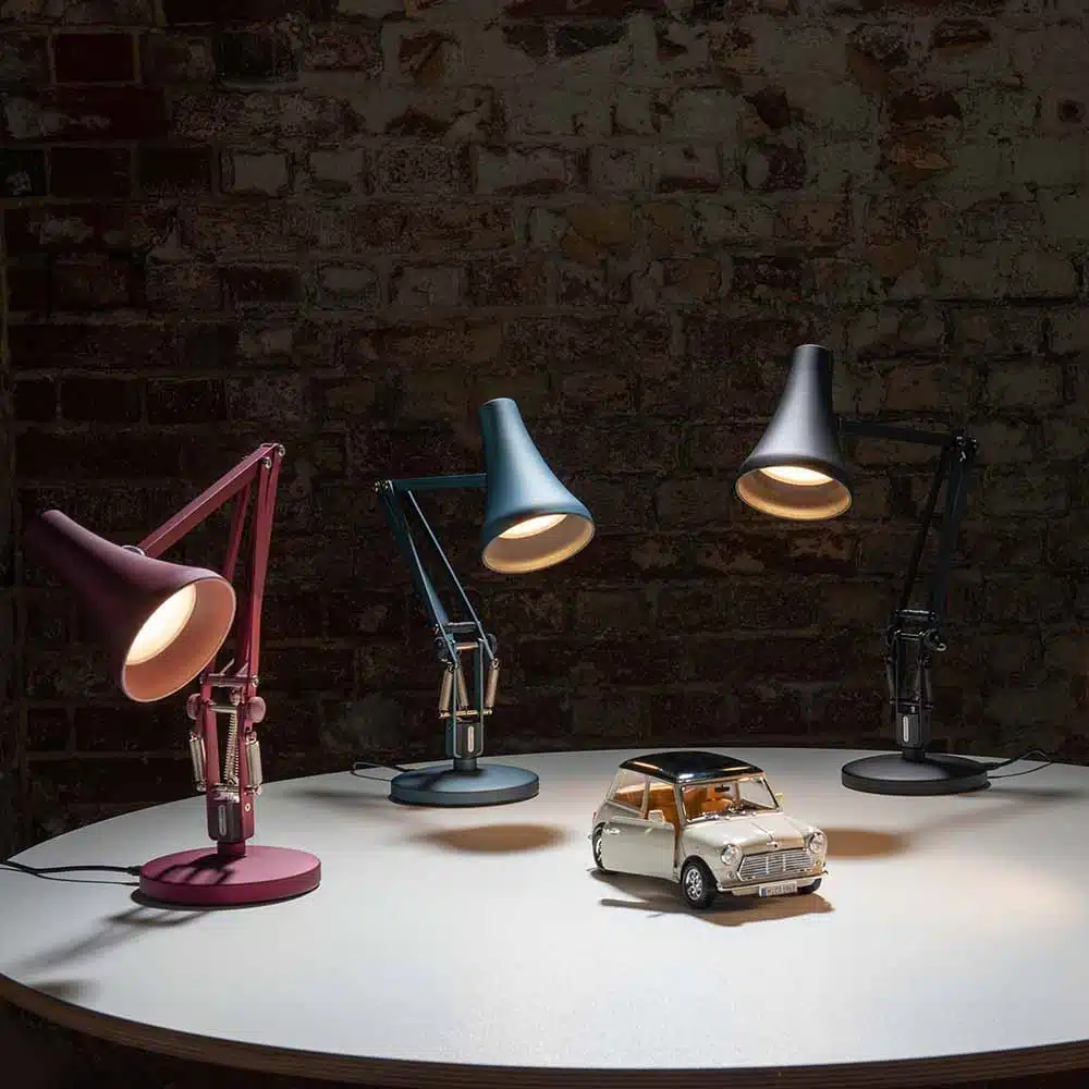 Anglepoise 90 Mini Mini Desk Lamp Steel Blue