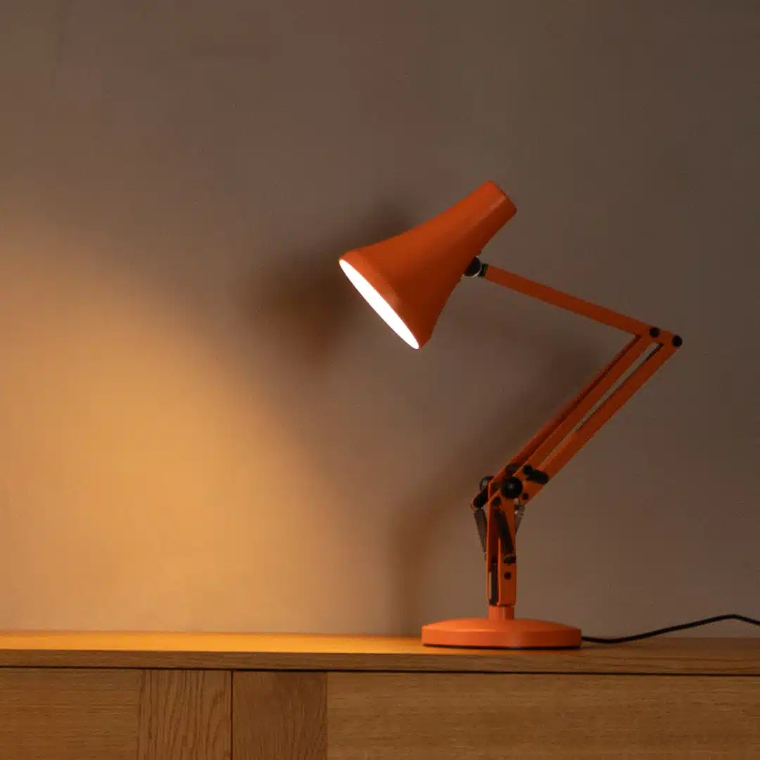 Anglepoise 90 Mini Mini Desk Lamp Sunburnt Orange