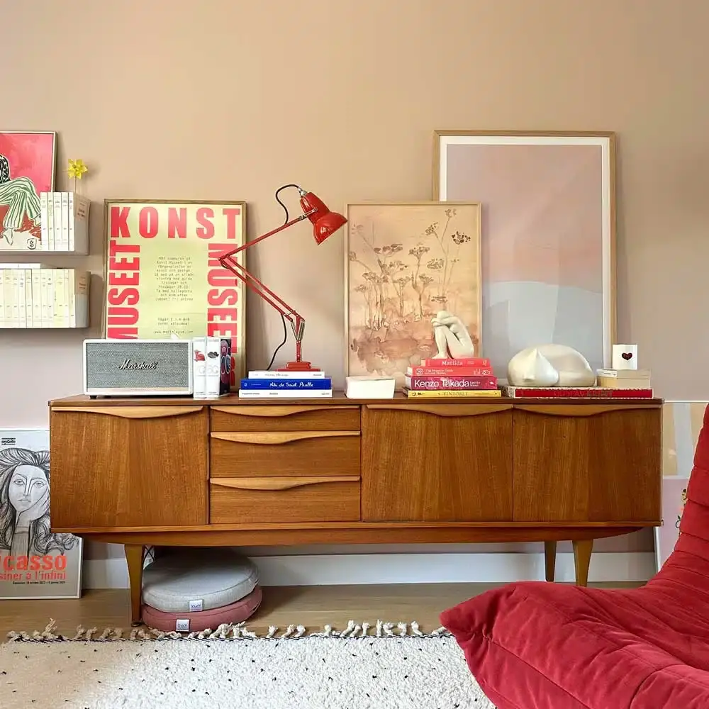 Anglepoise Original 1227 Desk Lamp Coral Red