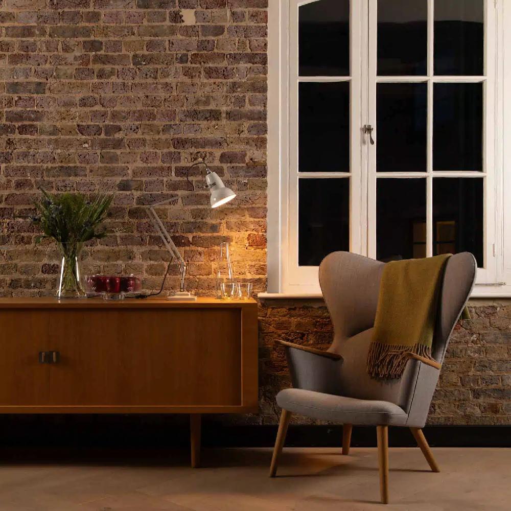 Anglepoise Original 1227 Desk Lamp Linen White