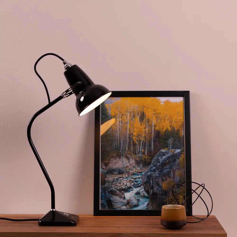 anglepoise Original 1227 Mini Table Lamp Jet Black