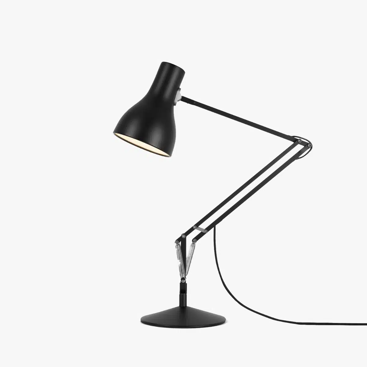 Anglepoise Type 75 Desk Lamp Jet Black