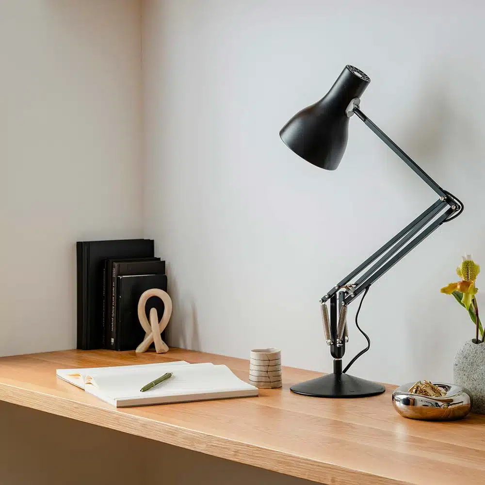 anglepoise Type 75 Desk Lamp Jet Black