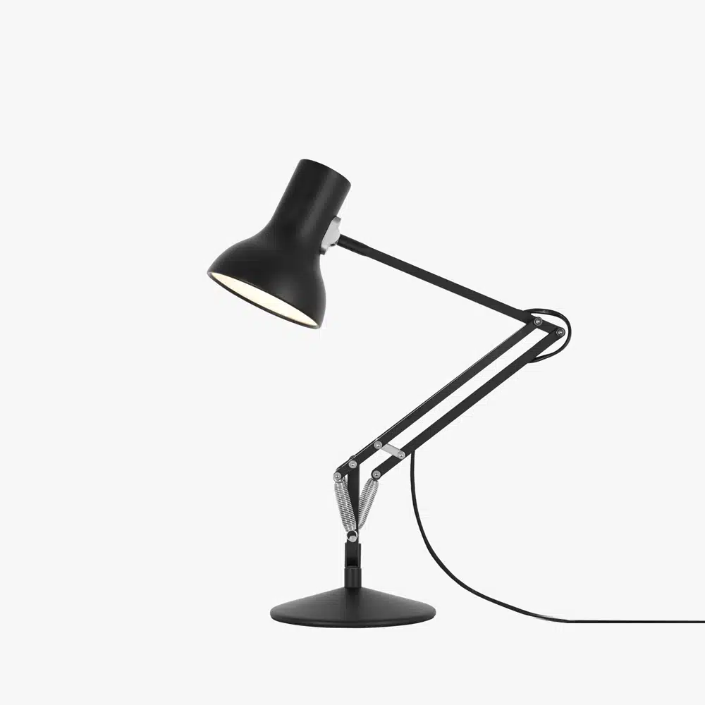 Anglepoise Type 75 Mini Desk Lamp Jet Black