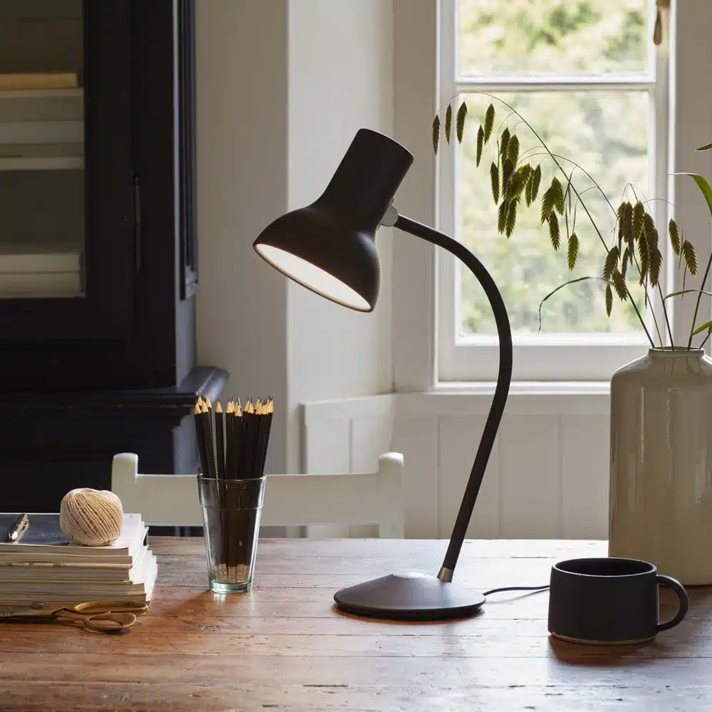 anglepoise Type 75 Mini Table Lamp Black Umber