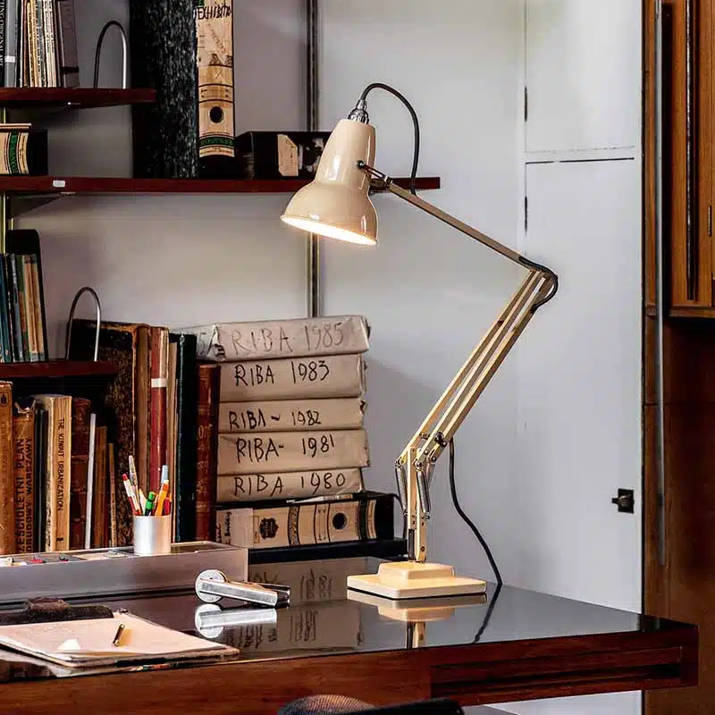 anglepoise Original 1227 Desk Lamp - National Trust Edition Buttermilk Yellow