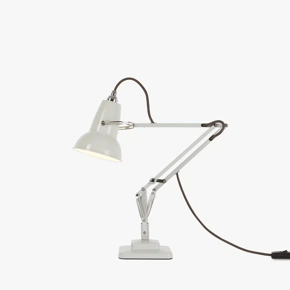 Anglepoise Original 1227 Mini Desk Lamp Linen White