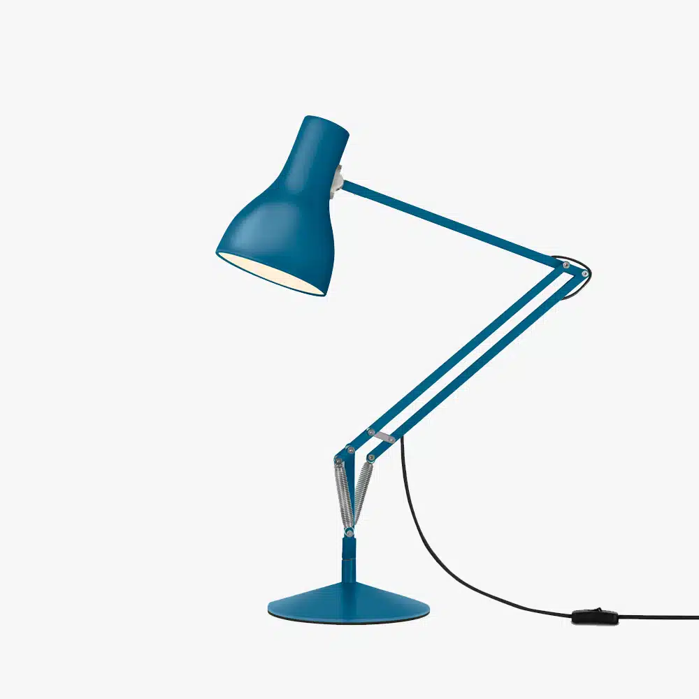 Anglepoise Type 75 Desk Lamp - Margaret Howell Edition Saxon Blue