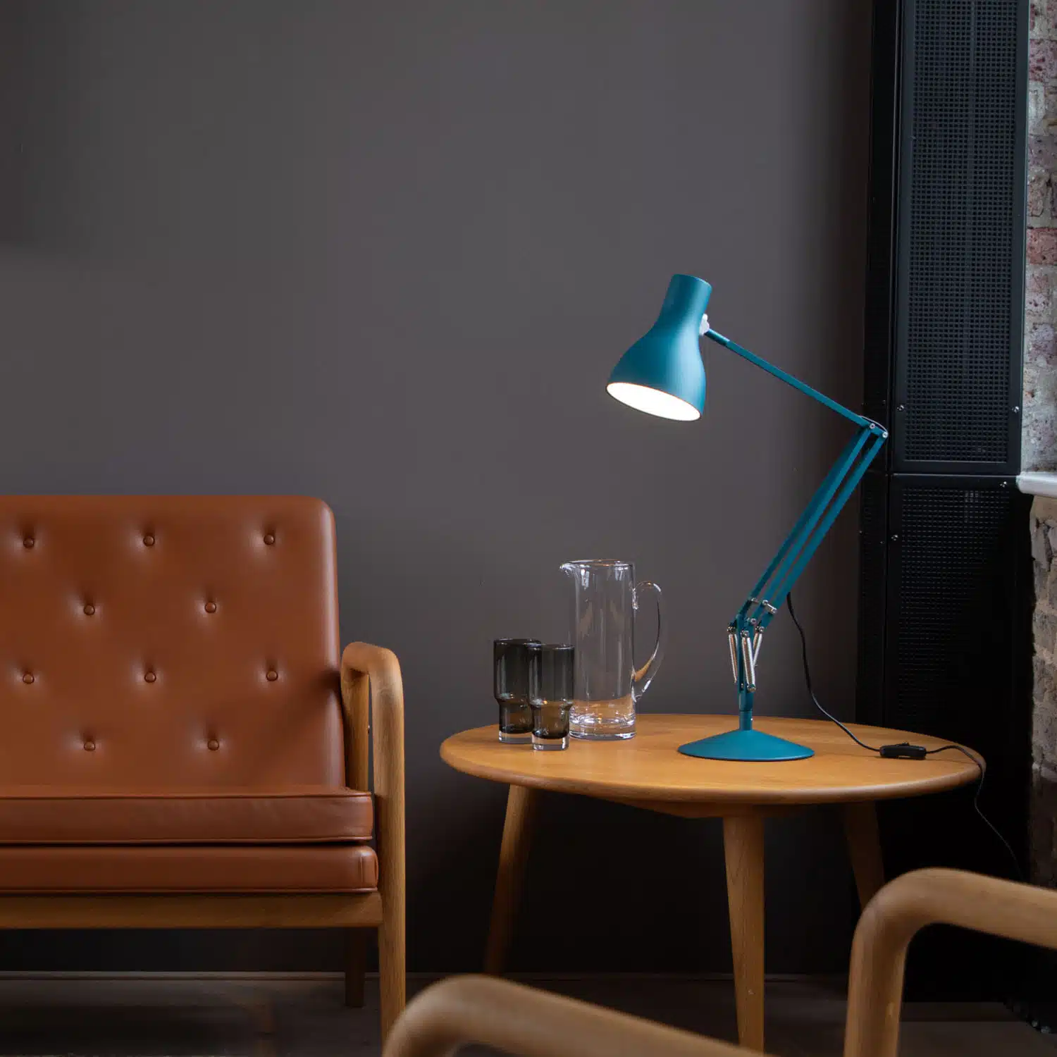 anglepoise Type 75 Desk Lamp - Margaret Howell Edition Saxon Blue