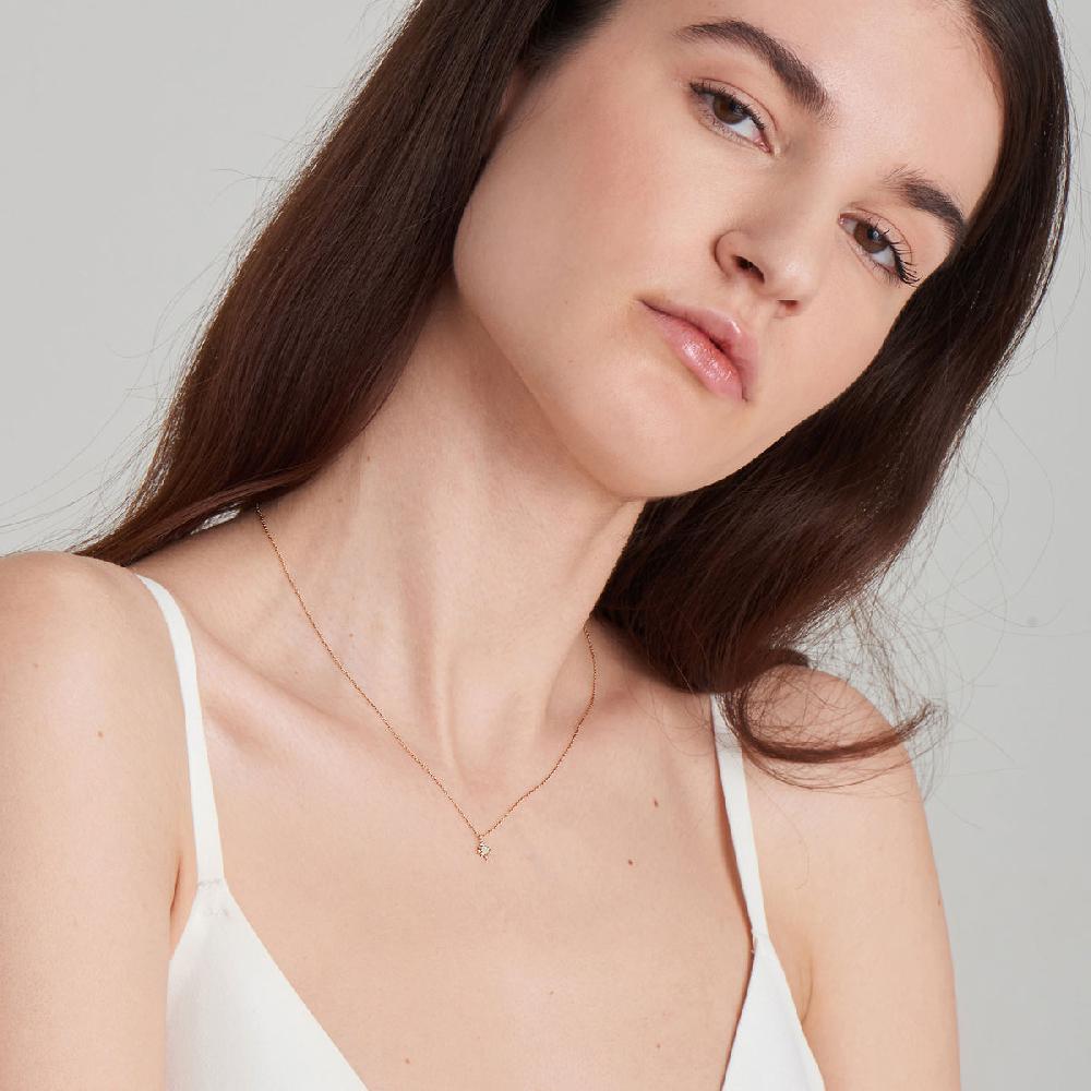 Ania Haie 14kt Gold Opal And White Sapphire Star Necklace