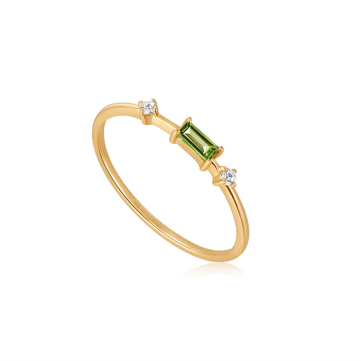 ania haie 14kt Gold Tourmaline and White Sapphire Ring
