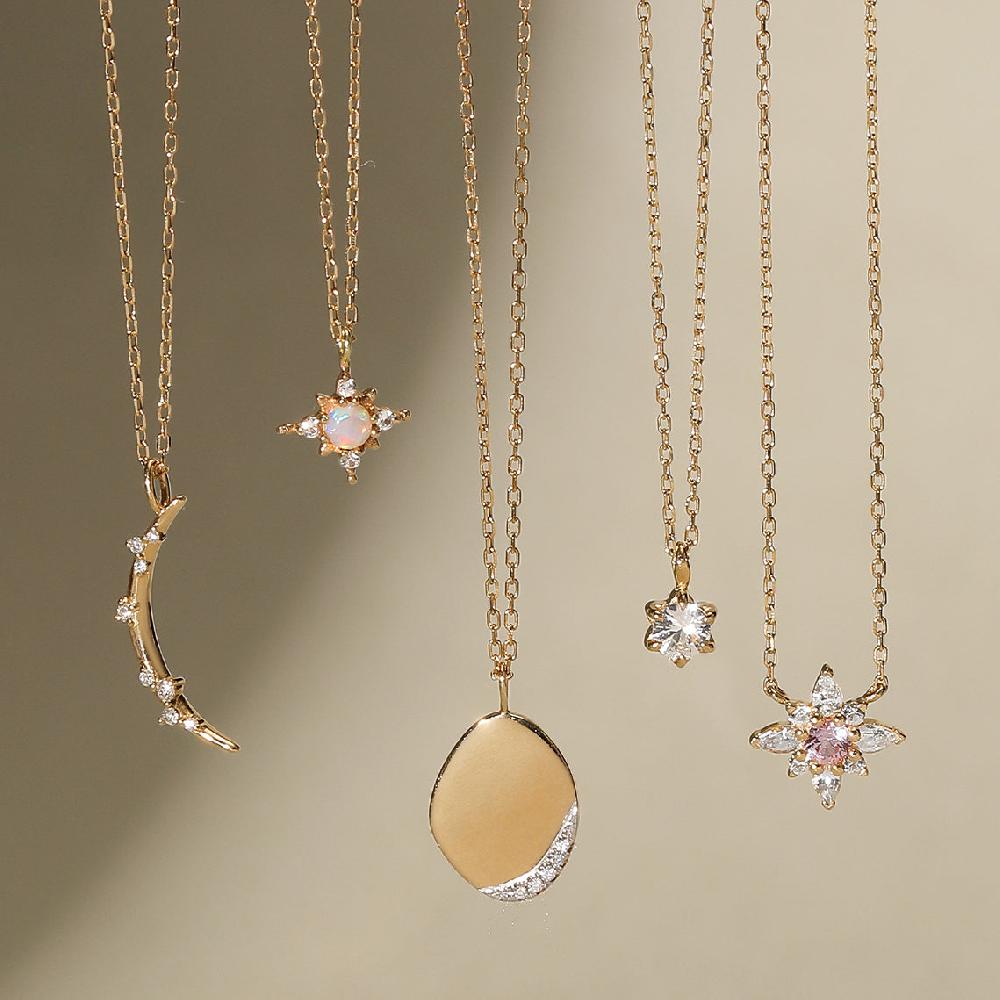 Ania Haie 14kt Gold White And Pink Sapphire Flower Necklace