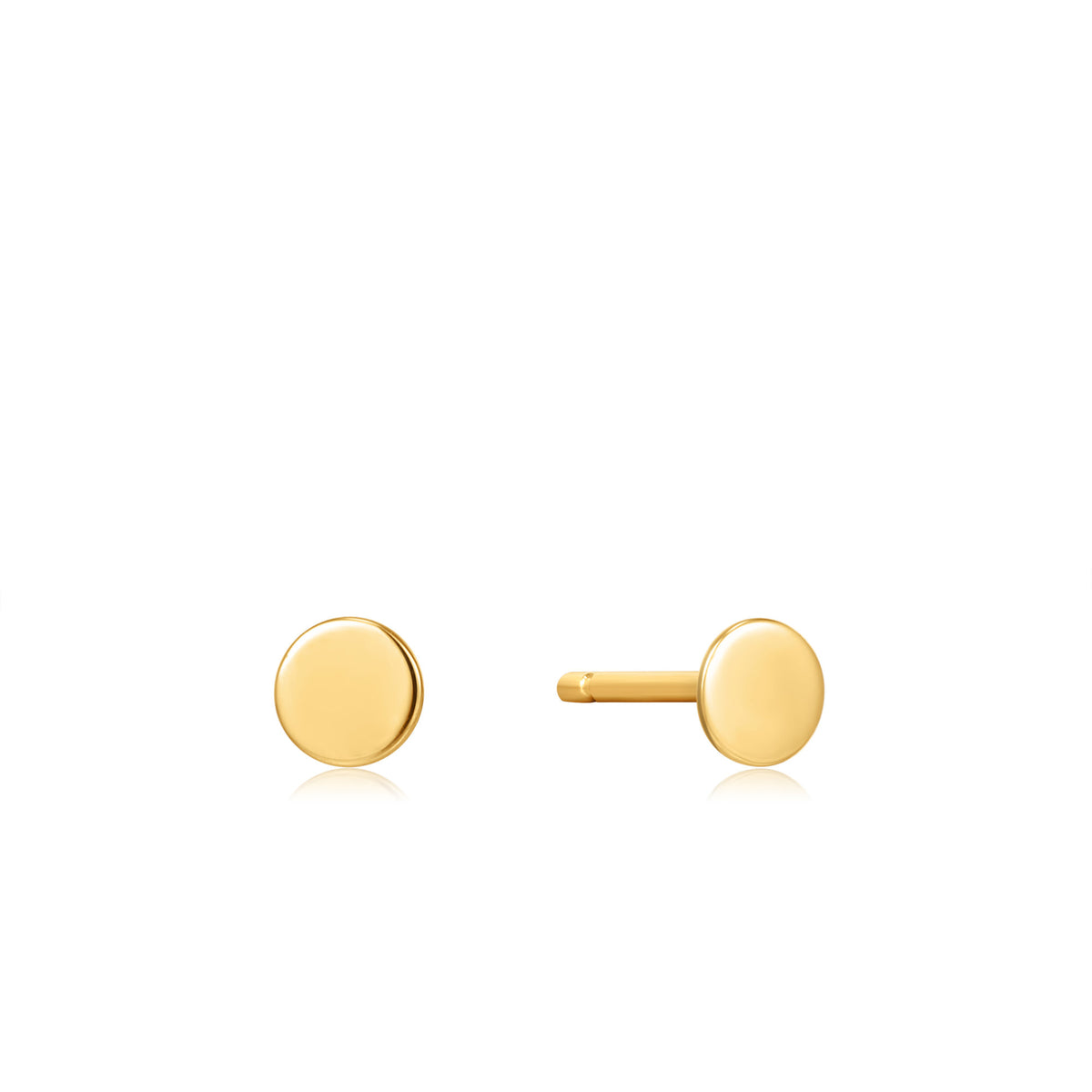 ania haie 14kt Gold Disc Stud Earrings