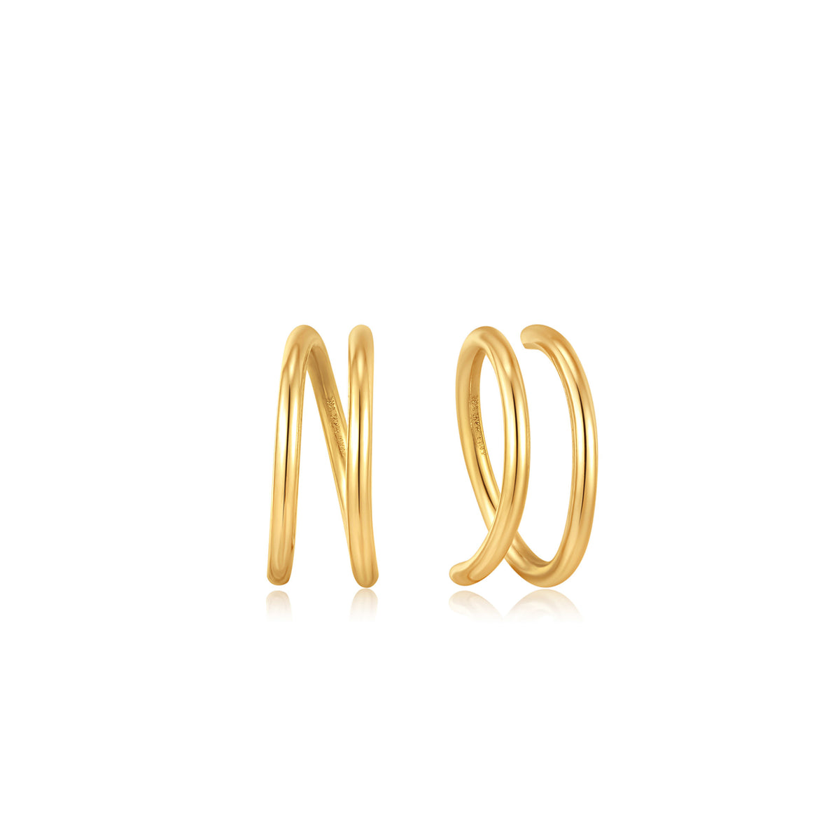 ania haie 14kt Gold Twist Earrings