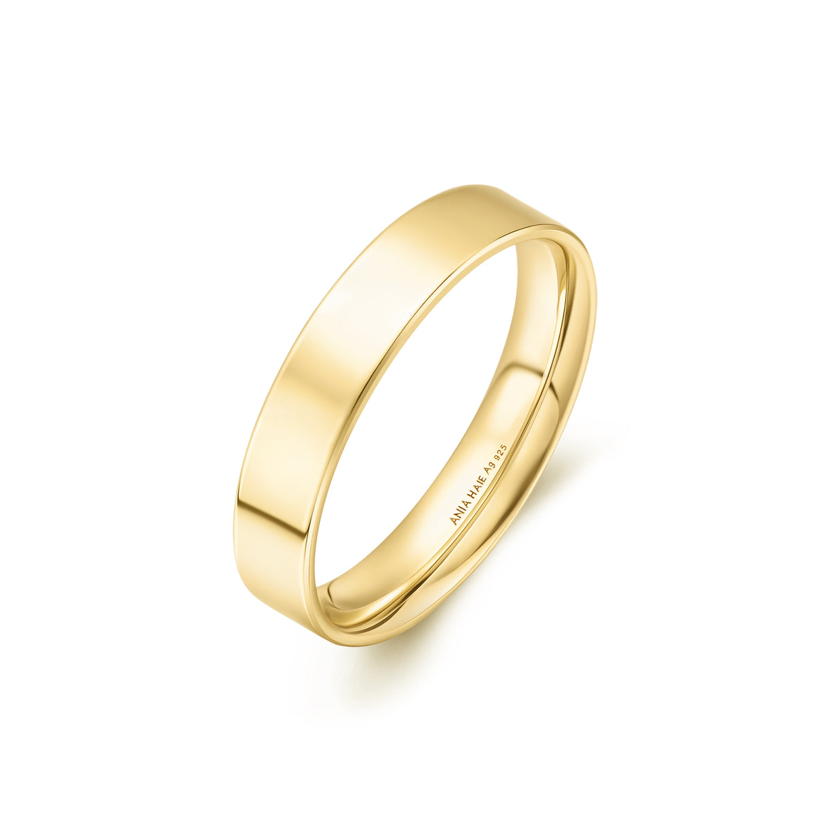 Ania Haie Gold 4mm Smooth Band